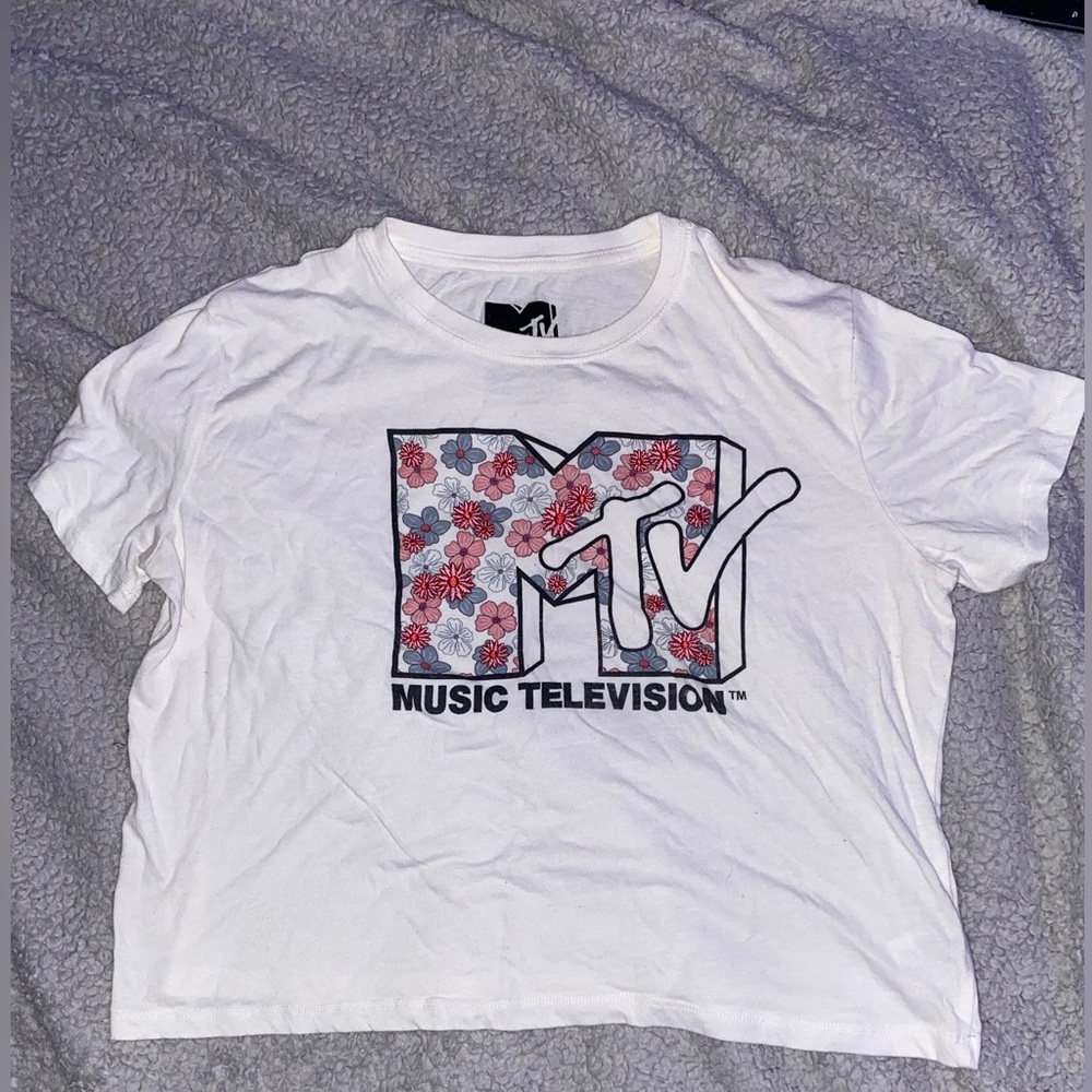 MTV flower crop top